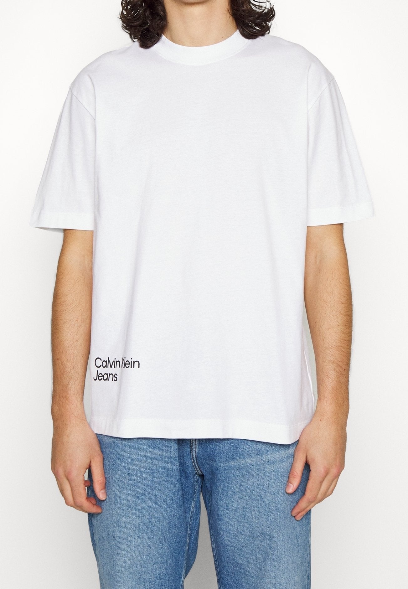 Calvin Klein Jeans Graffiti Logo Graphic Tee