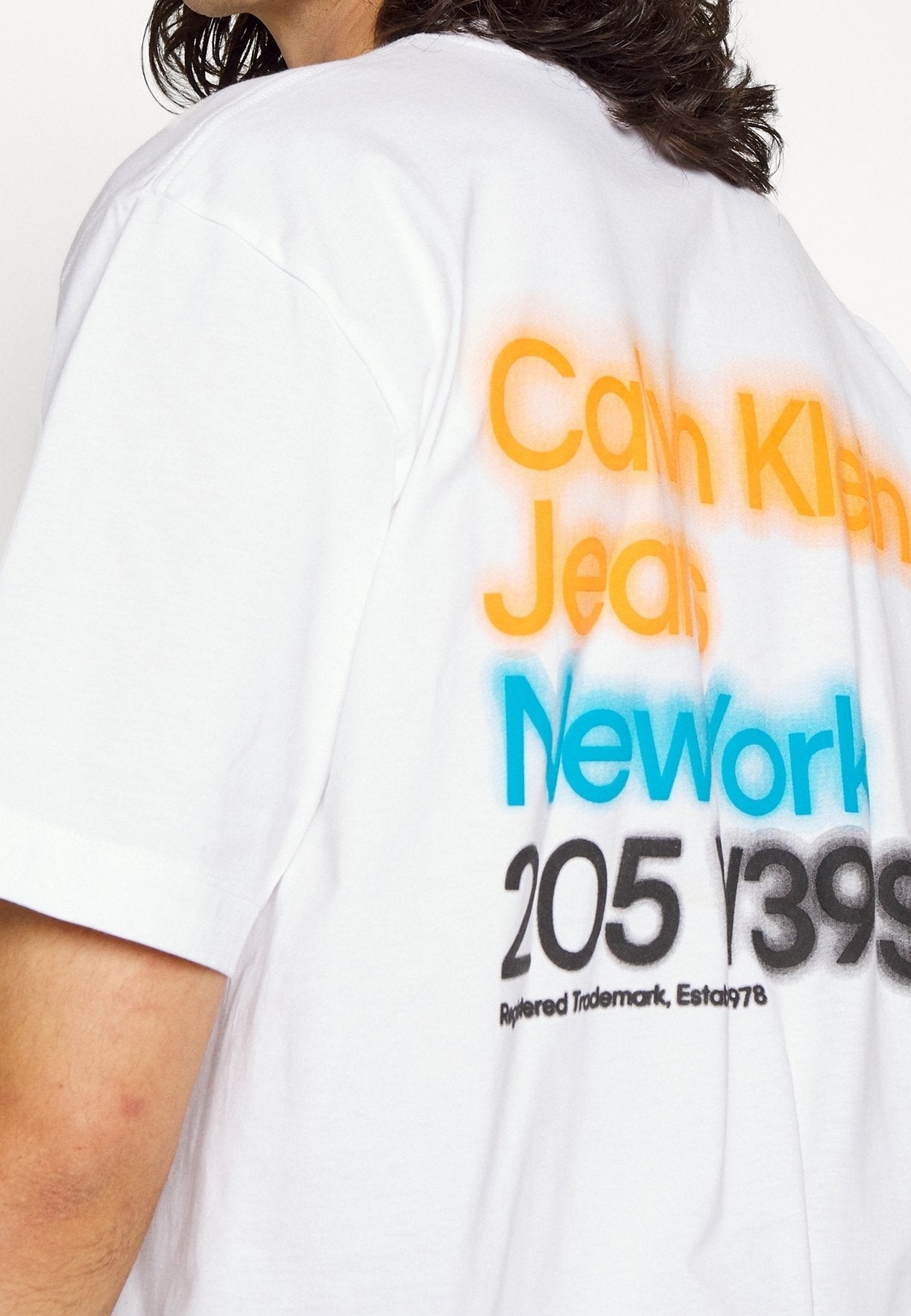 Calvin Klein Jeans Graffiti Logo Graphic Tee