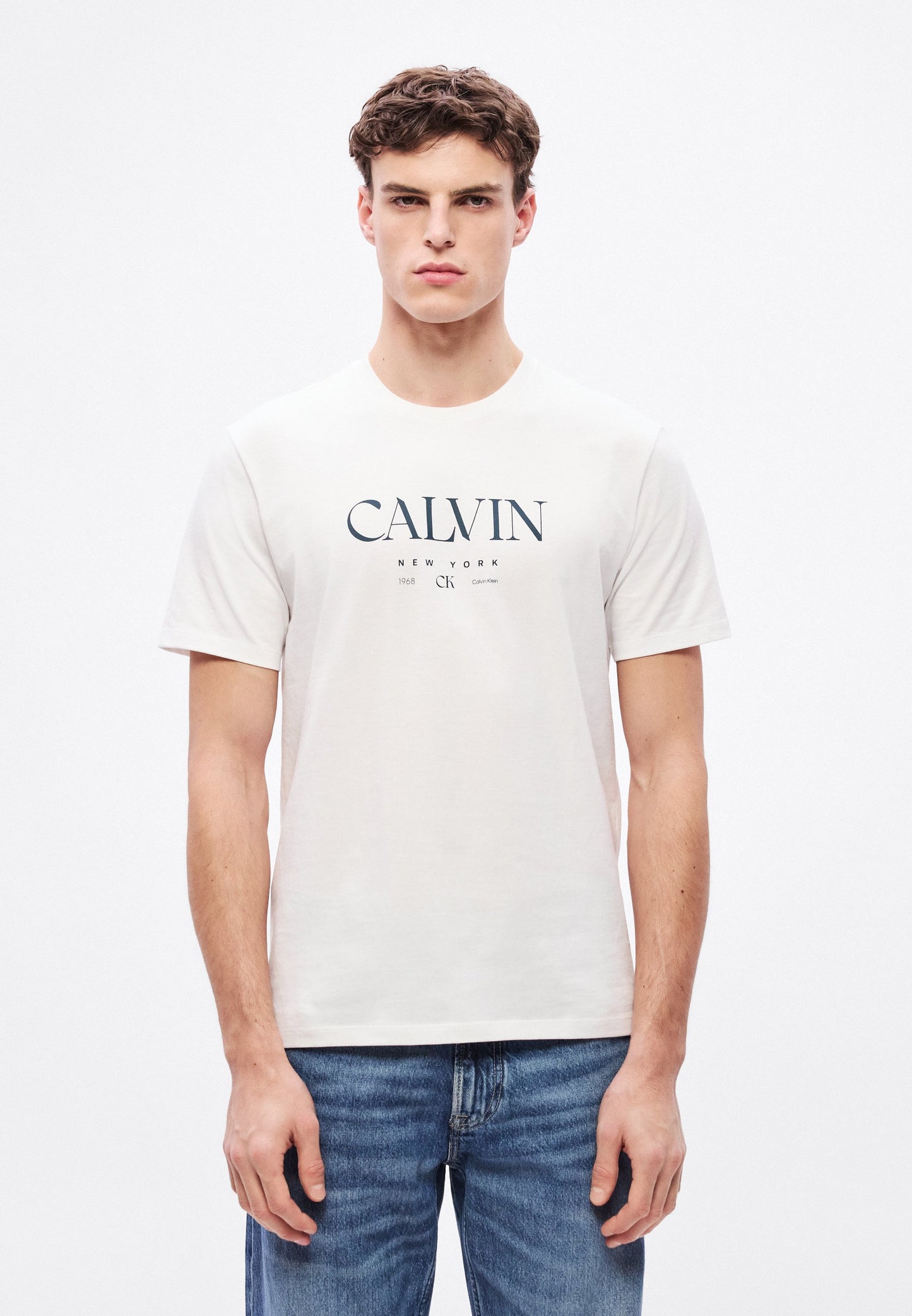 Calvin Klein New York" Short Sleeve T-Shirt