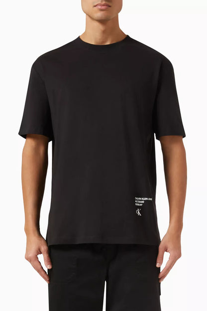 Calvin Klein Jeans Graphic Print T-Shirt with NY Coordinates