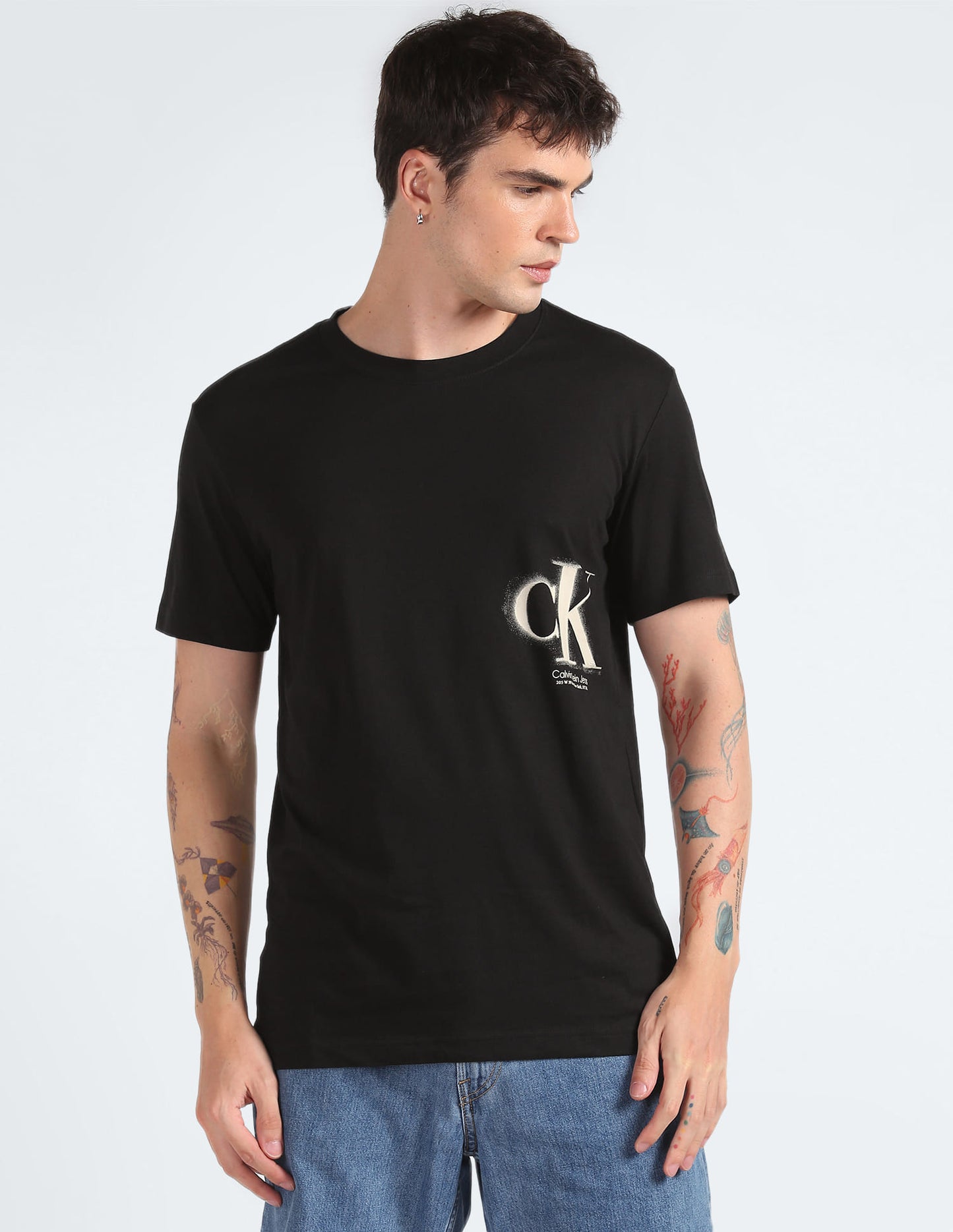 Calvin Klein Jeans Spray Logo Graphic T-Shirt