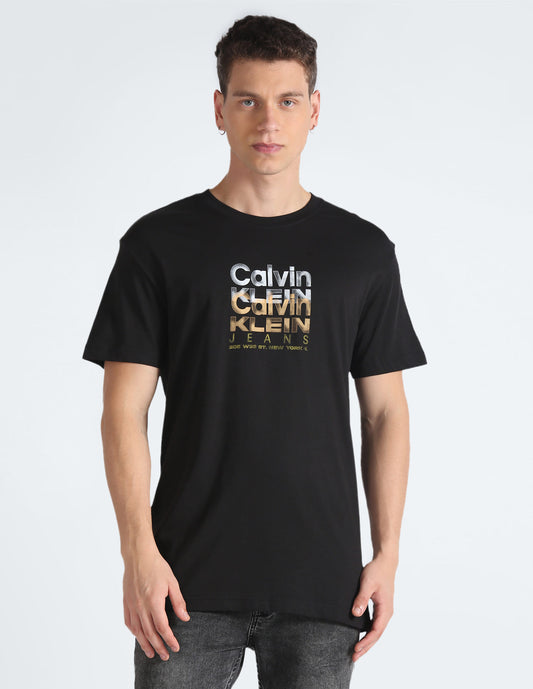 Calvin Klein Jeans Graphic Logo Crewneck T-Shirt