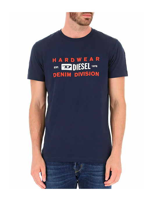 Diesel Men's D-Series Technical Drawing Crewneck Tee