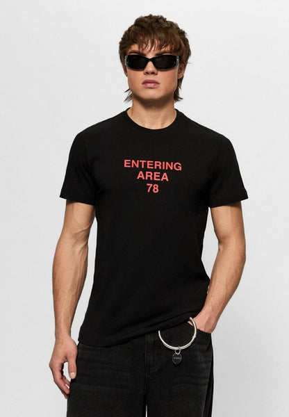 Diesel Men's D-Series Technical Drawing Crewneck Tee