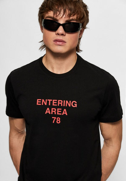 Diesel Men's D-Series Technical Drawing Crewneck Tee