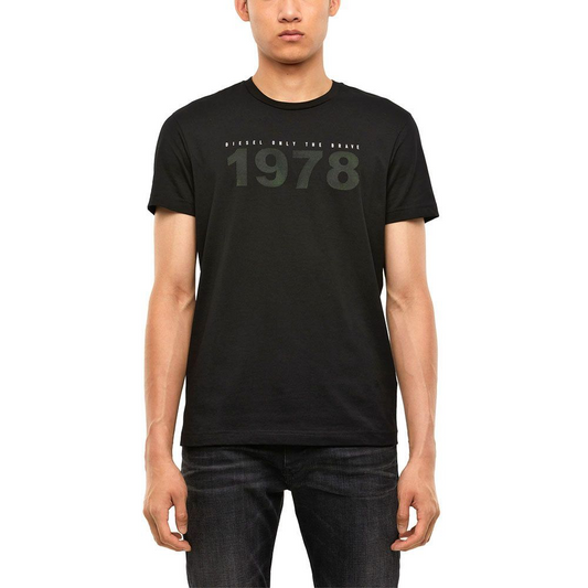 Diesel Men's D-Series Technical Drawing Crewneck Tee