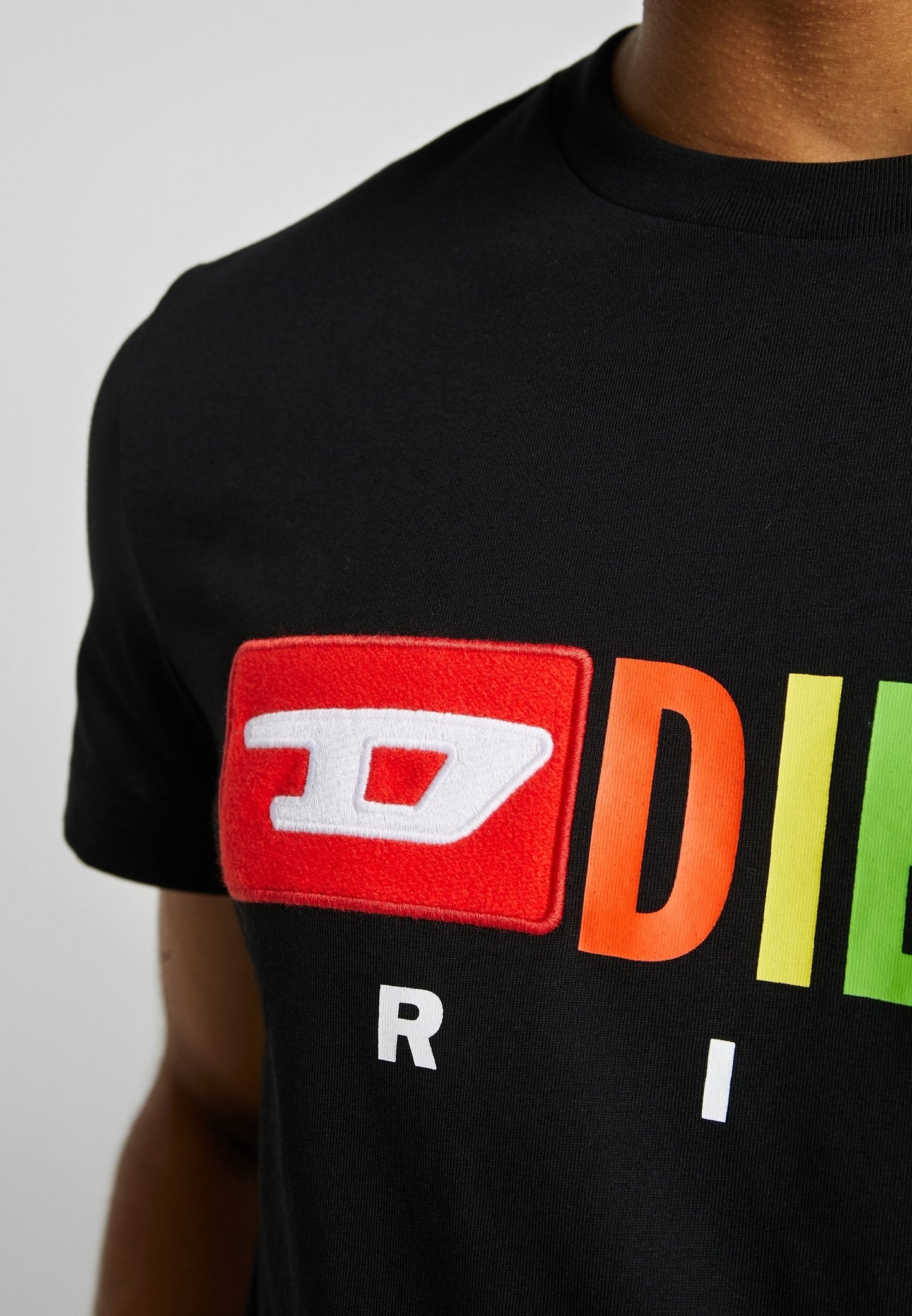 Diesel Men's D-Series Technical Drawing Crewneck Tee