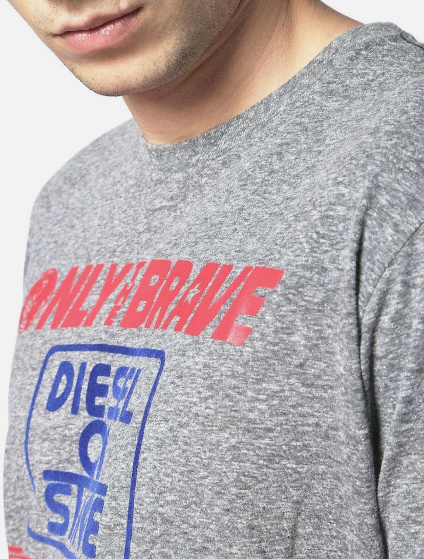 Diesel Men's D-Series Technical Drawing Crewneck Tee