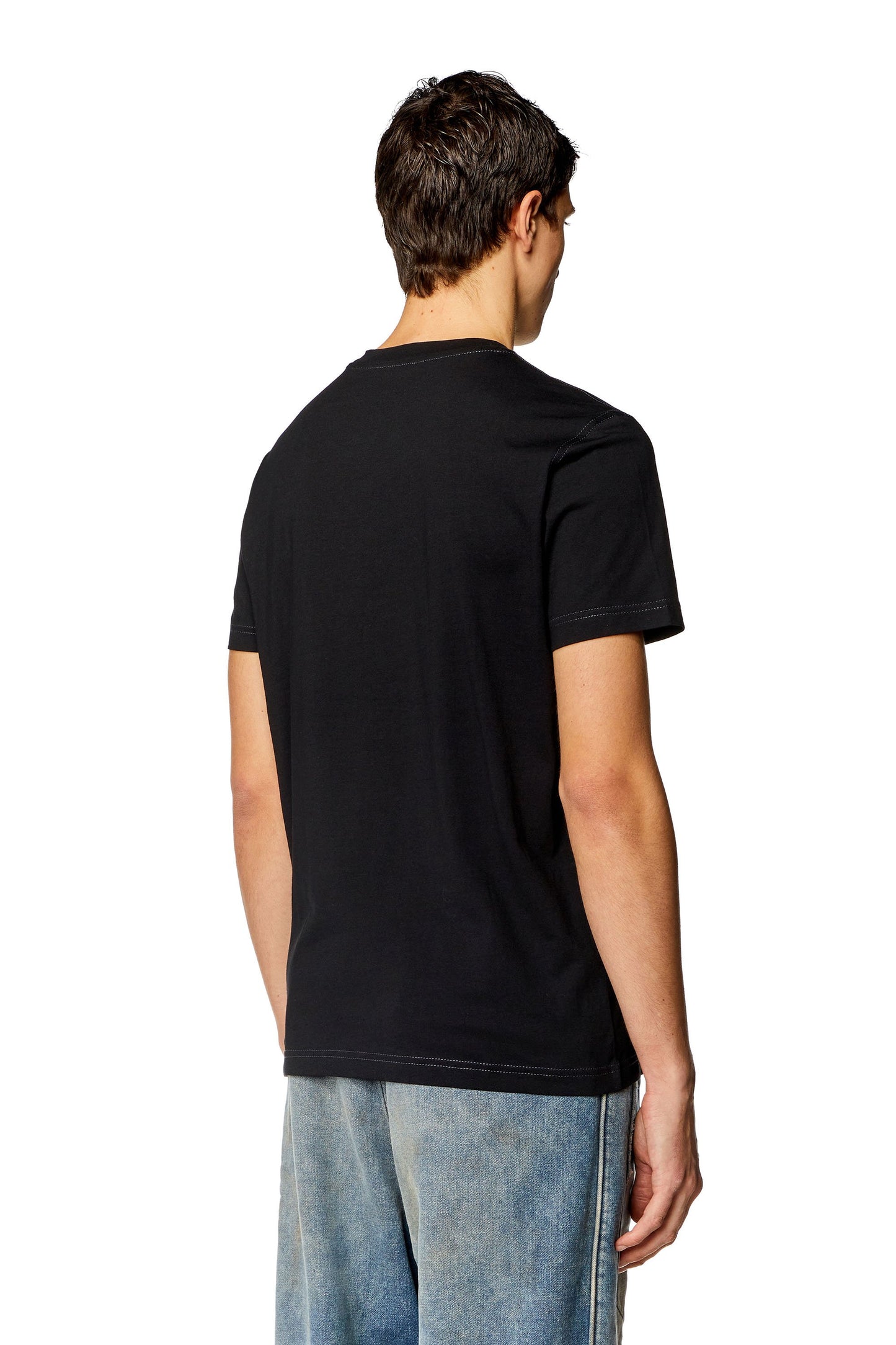 Diesel Regular-Fit Industrial Graphic Logo Premium T-Shirt