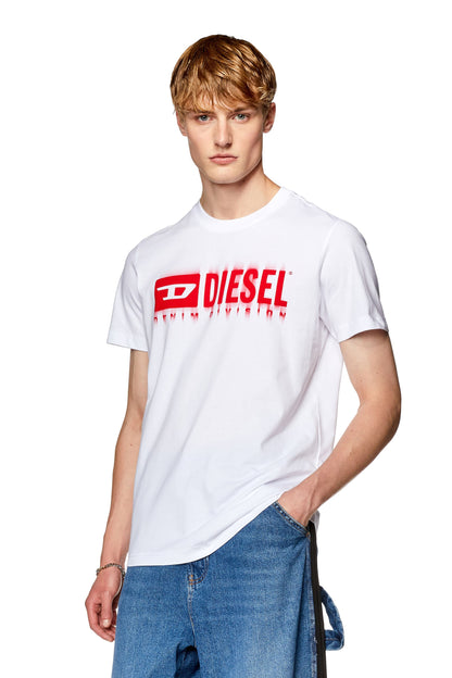 Diesel Men's D-Series Machinery Blueprint Crewneck Tee