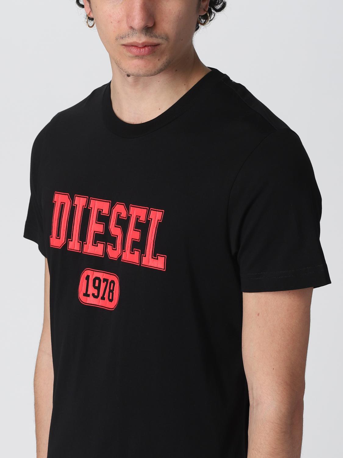 Diesel Eco-Awareness Globe Graphic Crewneck Tee