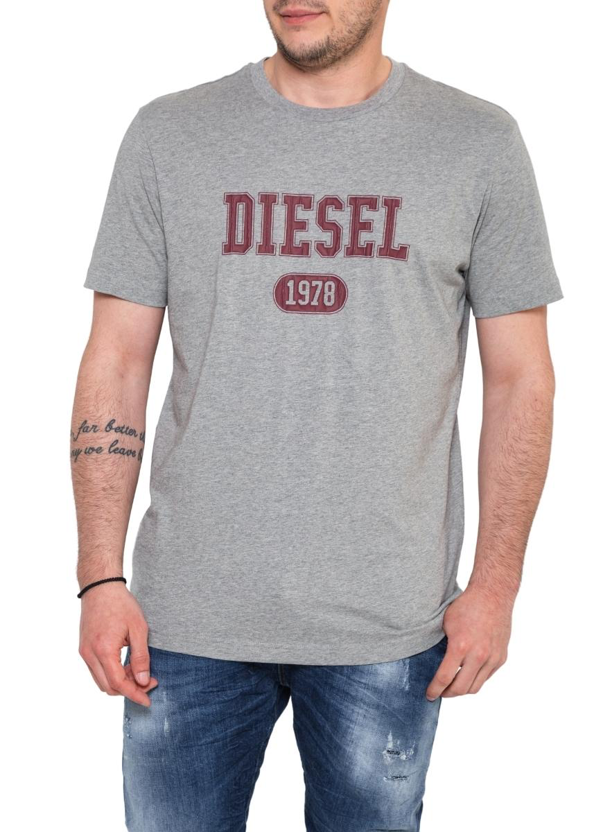 Diesel Eco-Awareness Globe Graphic Crewneck Tee
