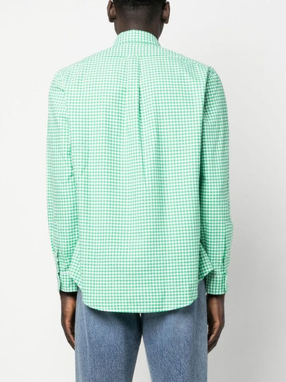 Polo Ralph Lauren Button-Down Long-Sleeve Gingham Shirt with Pony Logo