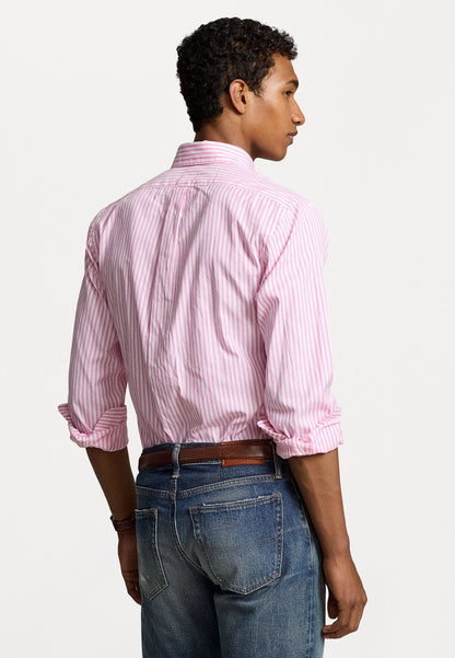 Polo Ralph Lauren Button-Down Long-Sleeve Striped Shirt with Pony Logo