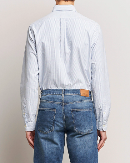 Polo Ralph Lauren Button-Down Long-Sleeve Striped Shirt with Pony Logo