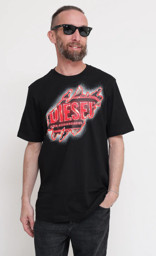 Diesel 1978 Collegiate Style Logo Graphic T-Shirt