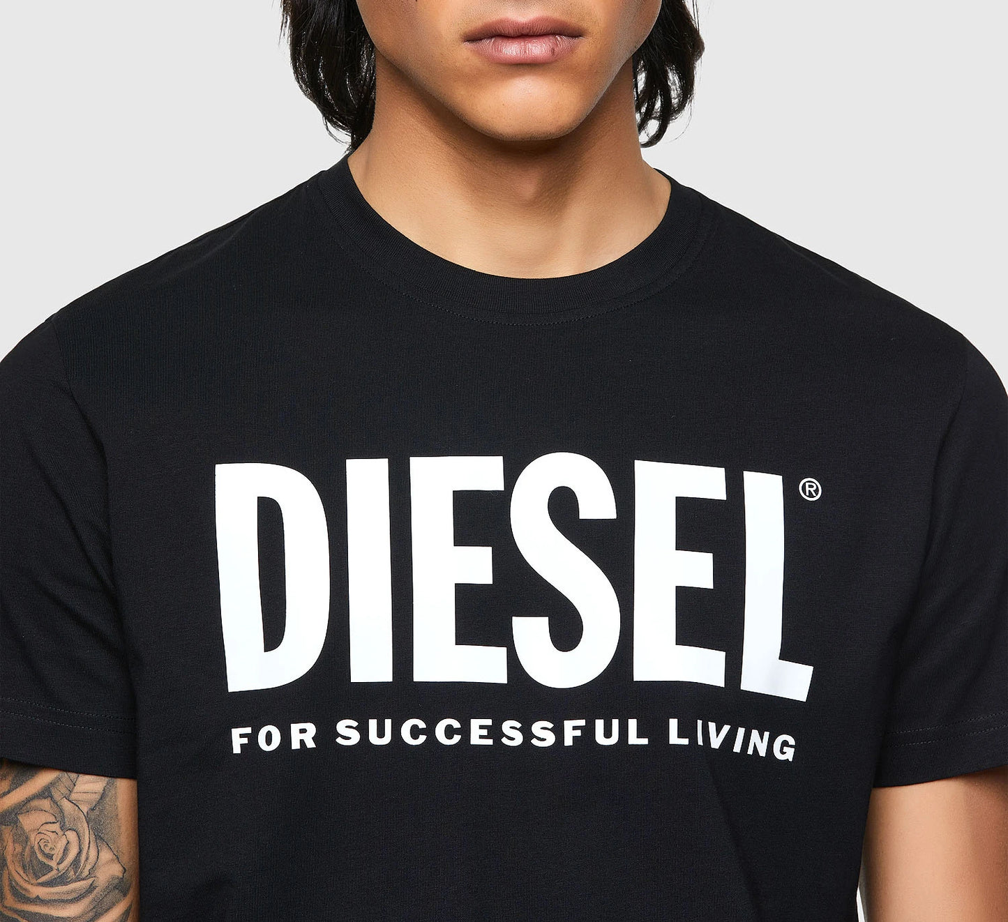 Diesel Industrial Machinery Graphic Crewneck Tee