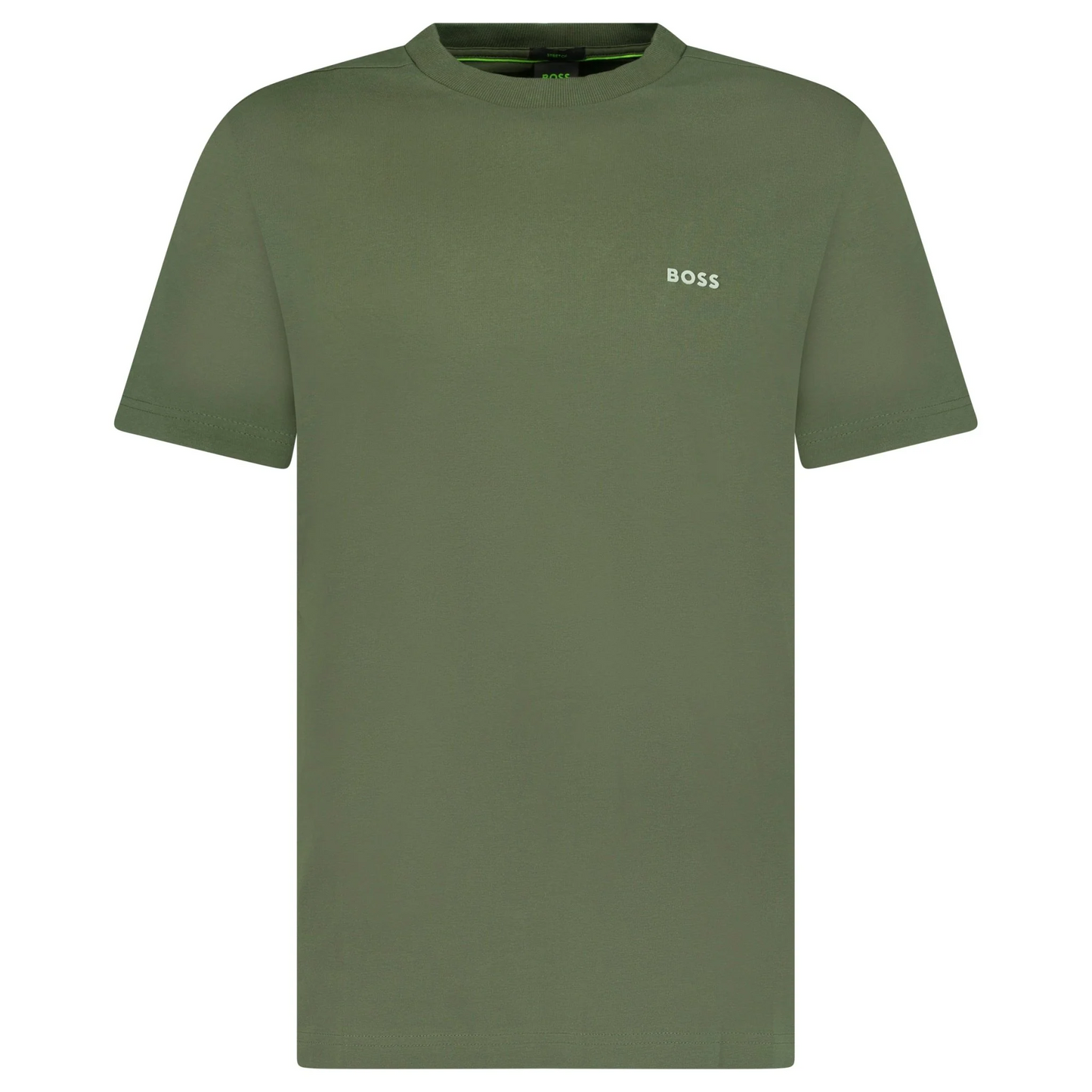 BOSS Stretch Cotton T-Shirt with Small Side-Center Logo