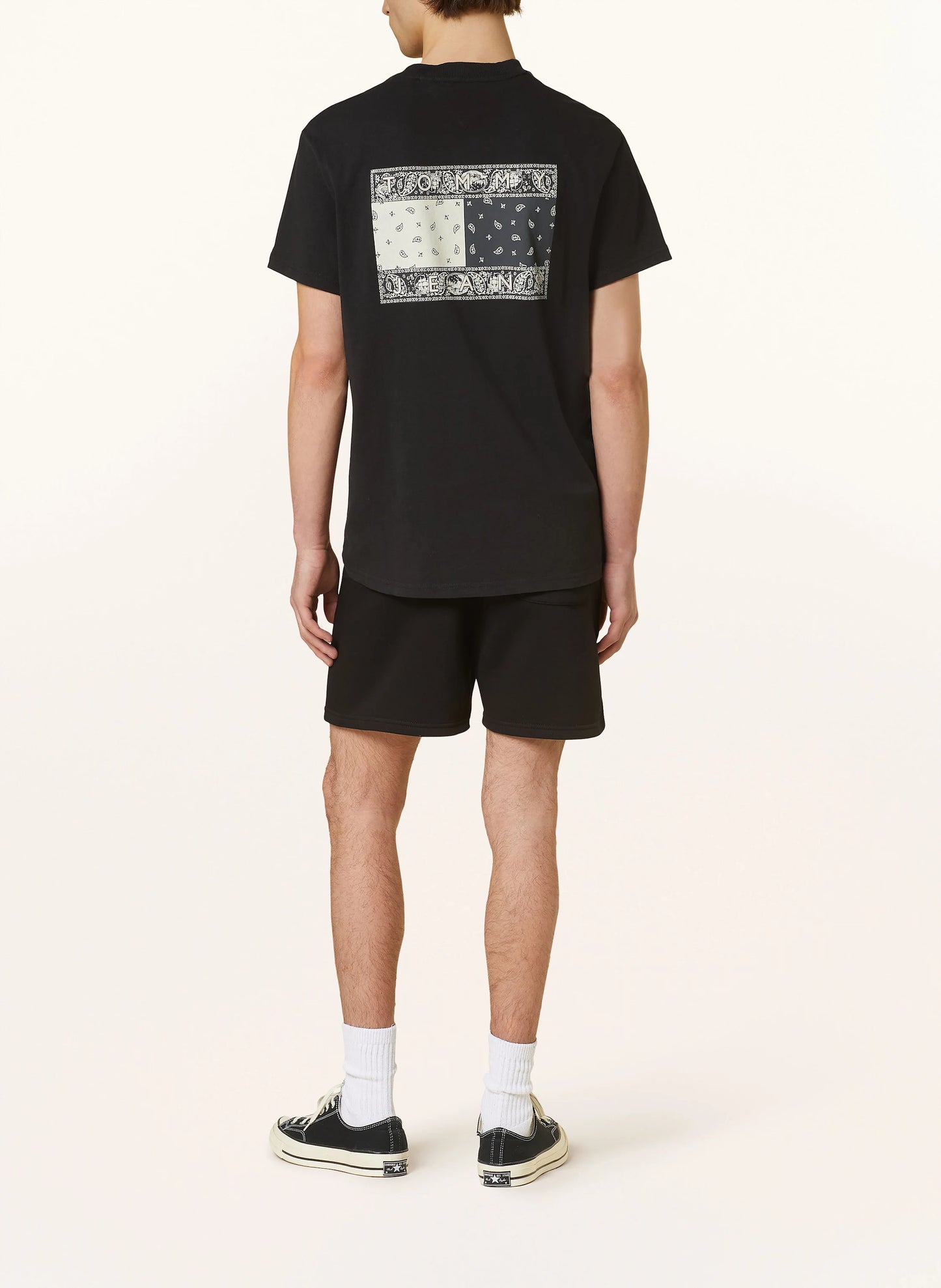 Tommy Jeans Paisley Bandana Flag Graphic Tee