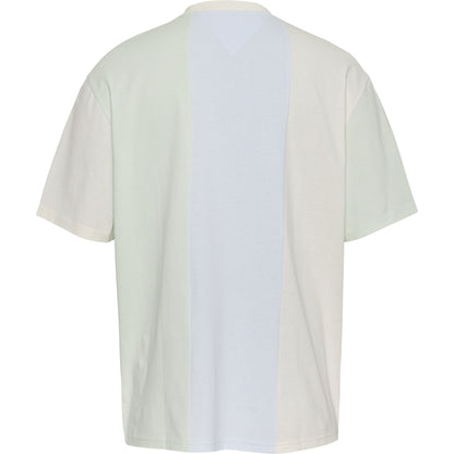 Tommy Jeans Vertical Stripe Short Sleeve T-Shirt with Chest Logo