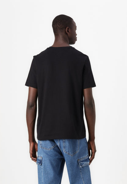 Tommy Hilfiger Men's V-Neck T-Shirt with Flag Logo