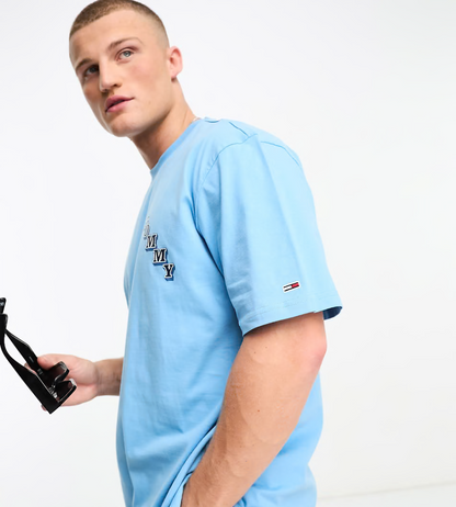 Tommy Jeans Shadow Block Lettering Crew Neck Tee
