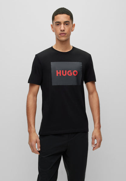 HUGO T-SHIRT WITH PRINT LOGO - Regular Fit