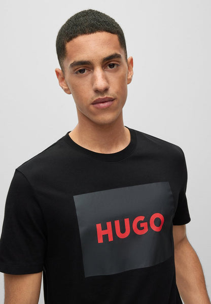 HUGO T-SHIRT WITH PRINT LOGO - Regular Fit