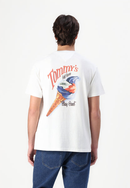 Tommy Jeans Linear Chest Logo T-Shirt