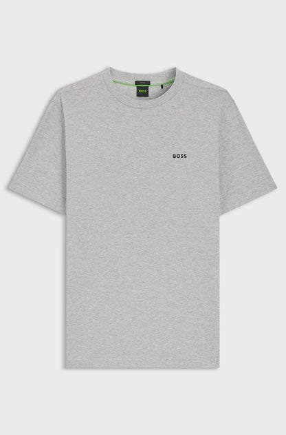 BOSS Stretch Cotton T-Shirt with Small Side-Center Logo