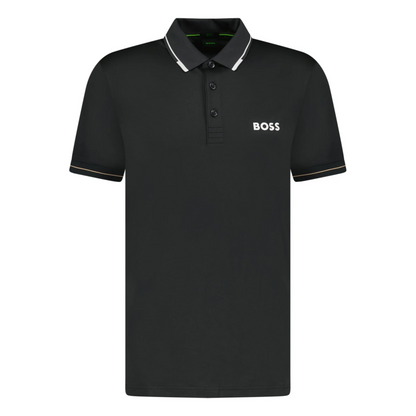 BOSS Men's Slim-Fit Polo Shirt with Contrast Tipping and Embroidered Logo