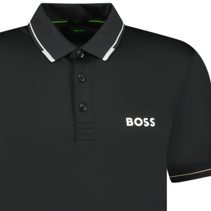 BOSS Men's Slim-Fit Polo Shirt with Contrast Tipping and Embroidered Logo