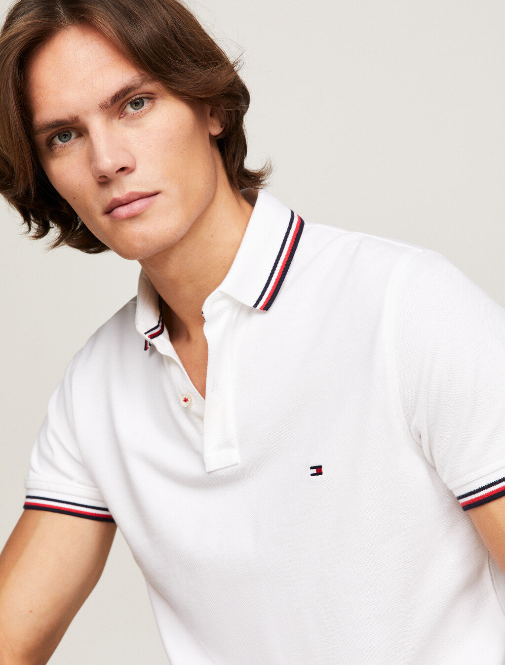 Tommy Hilfiger Men's Premium Pique Slim Fit Polo Shirt