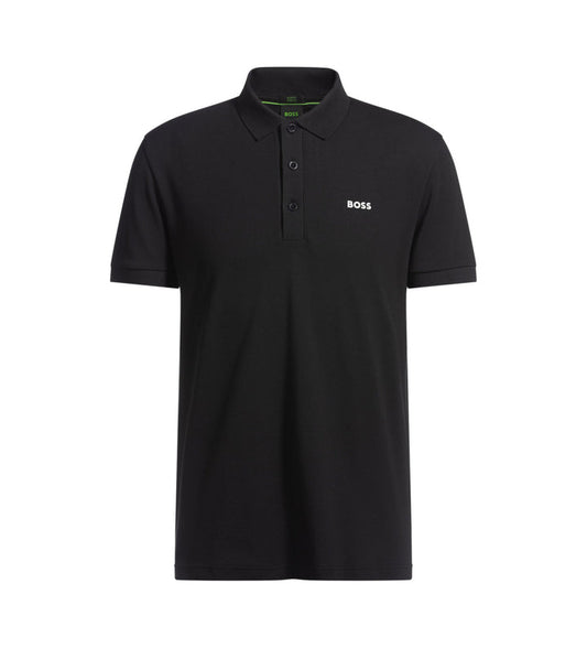 BOSS Men's Slim-Fit Stretch Pique Polo Shirt with Embroidered Logo