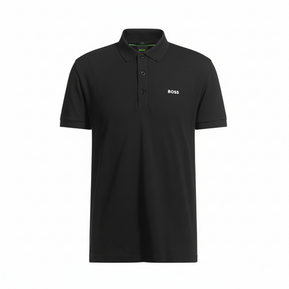 BOSS Men's Slim-Fit Stretch Pique Polo Shirt with Embroidered Logo