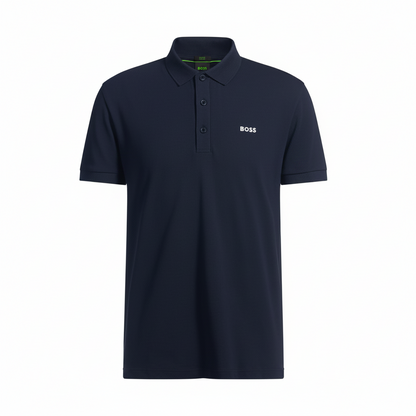 BOSS Men's Slim-Fit Stretch Pique Polo Shirt with Embroidered Logo