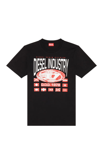 Diesel Men's Industrial Eagle Graphic Regular-Fit Tee