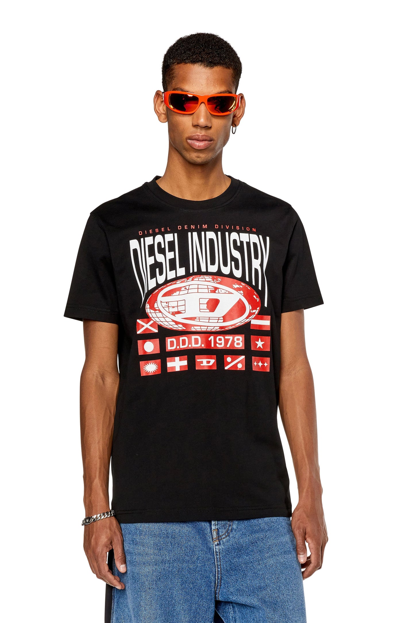 Diesel Men's Industrial Eagle Graphic Regular-Fit Tee