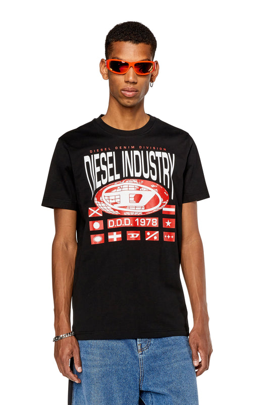 Diesel Men's Industrial Eagle Graphic Regular-Fit Tee