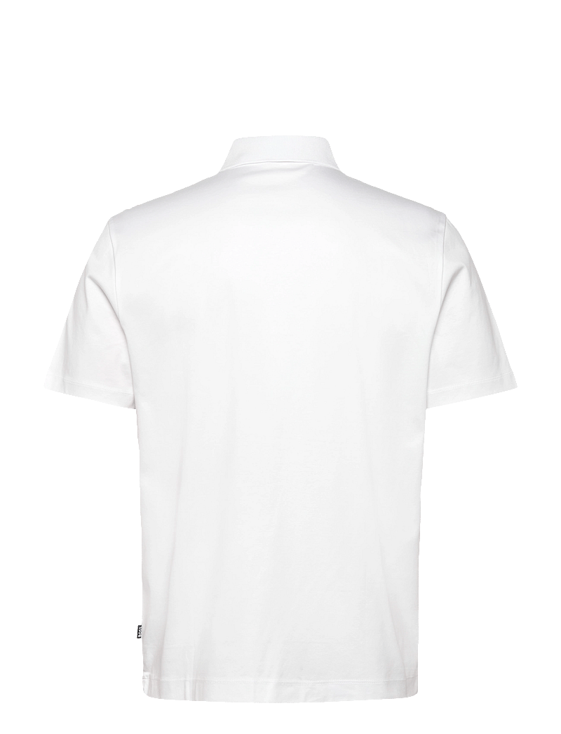 BOSS Men's Slim-Fit Polo Shirt with Circular Double-B Logo Badge