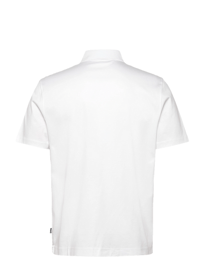 BOSS Men's Slim-Fit Polo Shirt with Circular Double-B Logo Badge
