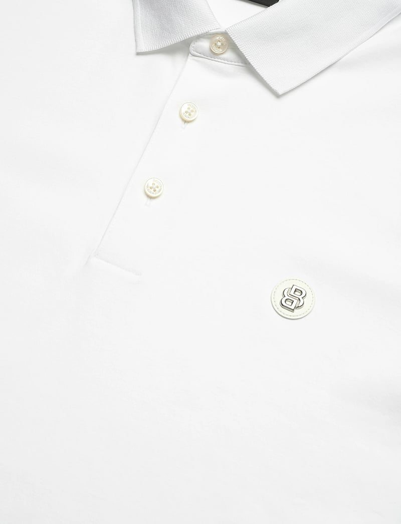 BOSS Men's Slim-Fit Polo Shirt with Circular Double-B Logo Badge
