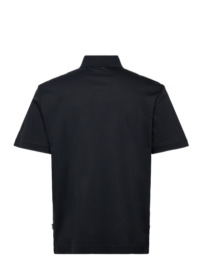 BOSS Men's Slim-Fit Polo Shirt with Circular Double-B Logo Badge