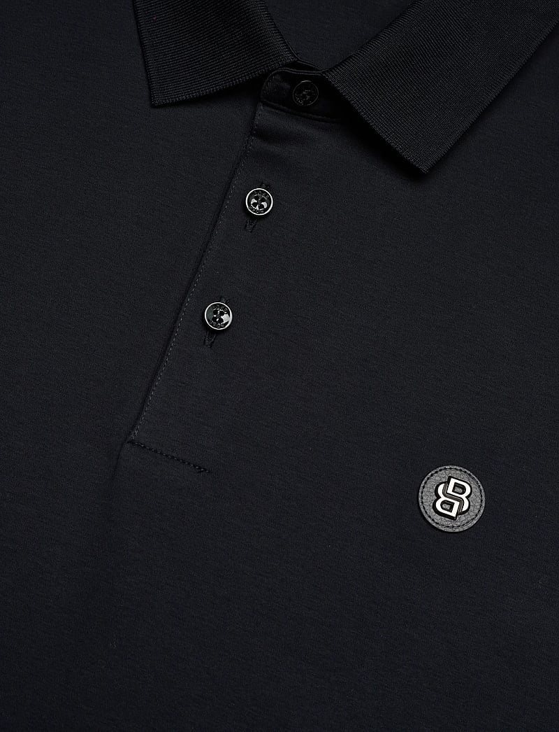 BOSS Men's Slim-Fit Polo Shirt with Circular Double-B Logo Badge