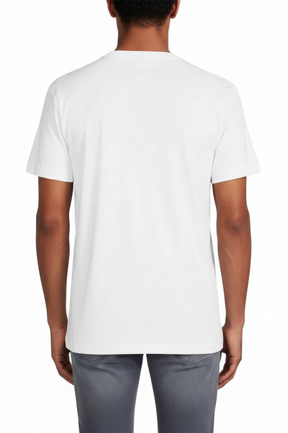 Karl Lagerfeld Paris Men's Script Logo Graphic T-Shirt | Luxury Designer Crewneck Tee