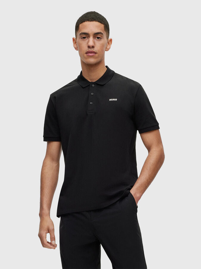 HUGO Men's Cotton Pique Polo Shirt