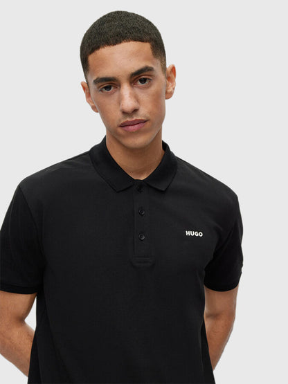 HUGO Men's Cotton Pique Polo Shirt