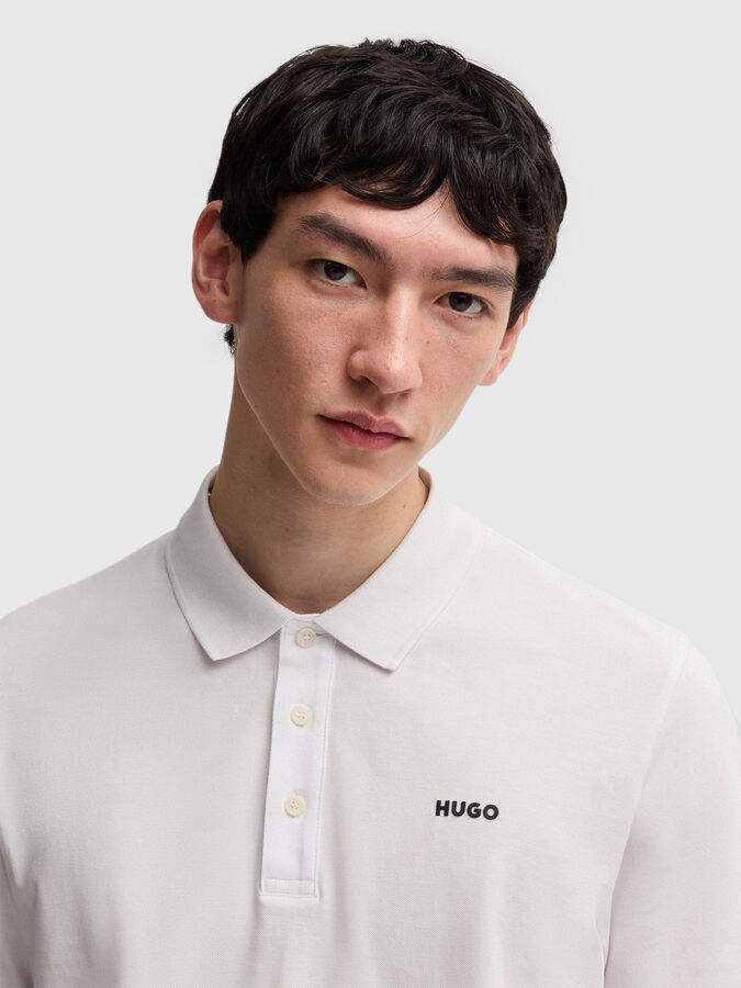 HUGO Men's Cotton Pique Polo Shirt