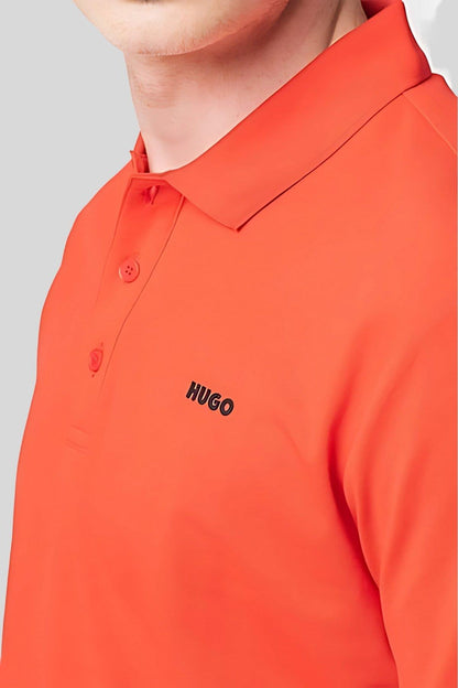 HUGO Men's Cotton Pique Polo Shirt