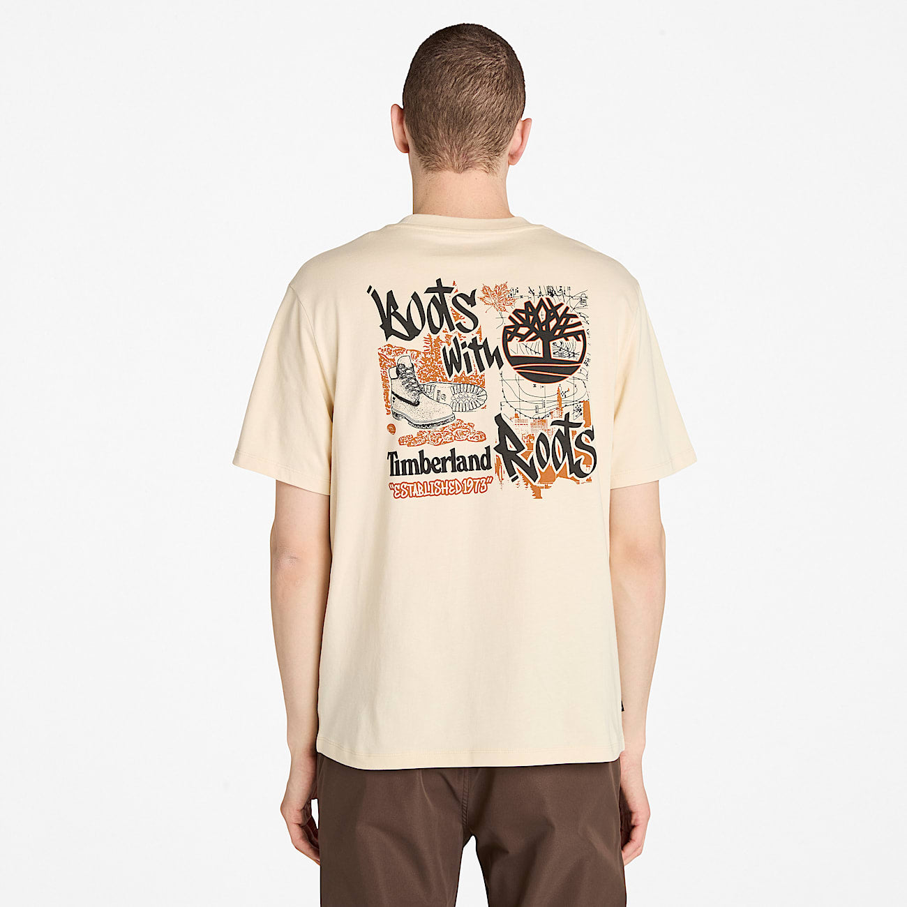 Timberland Boots With Roots Established 1973 Graphic T-Shirt